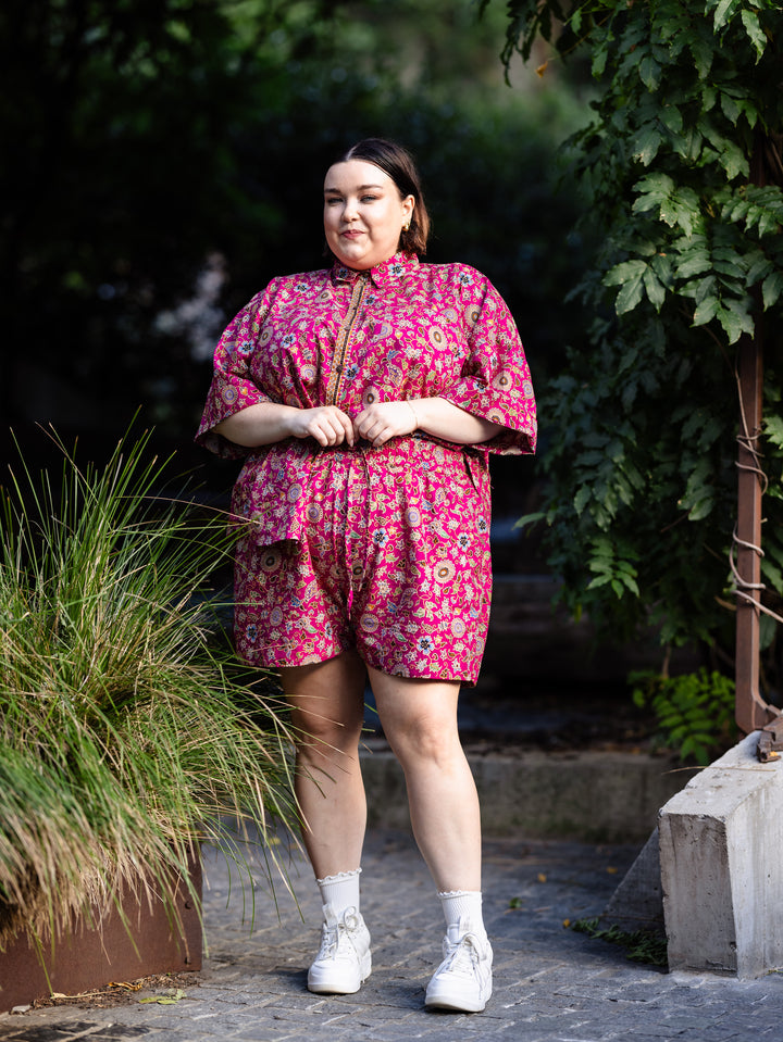 Nuri Oversized Batik Shirt - Komodo Print