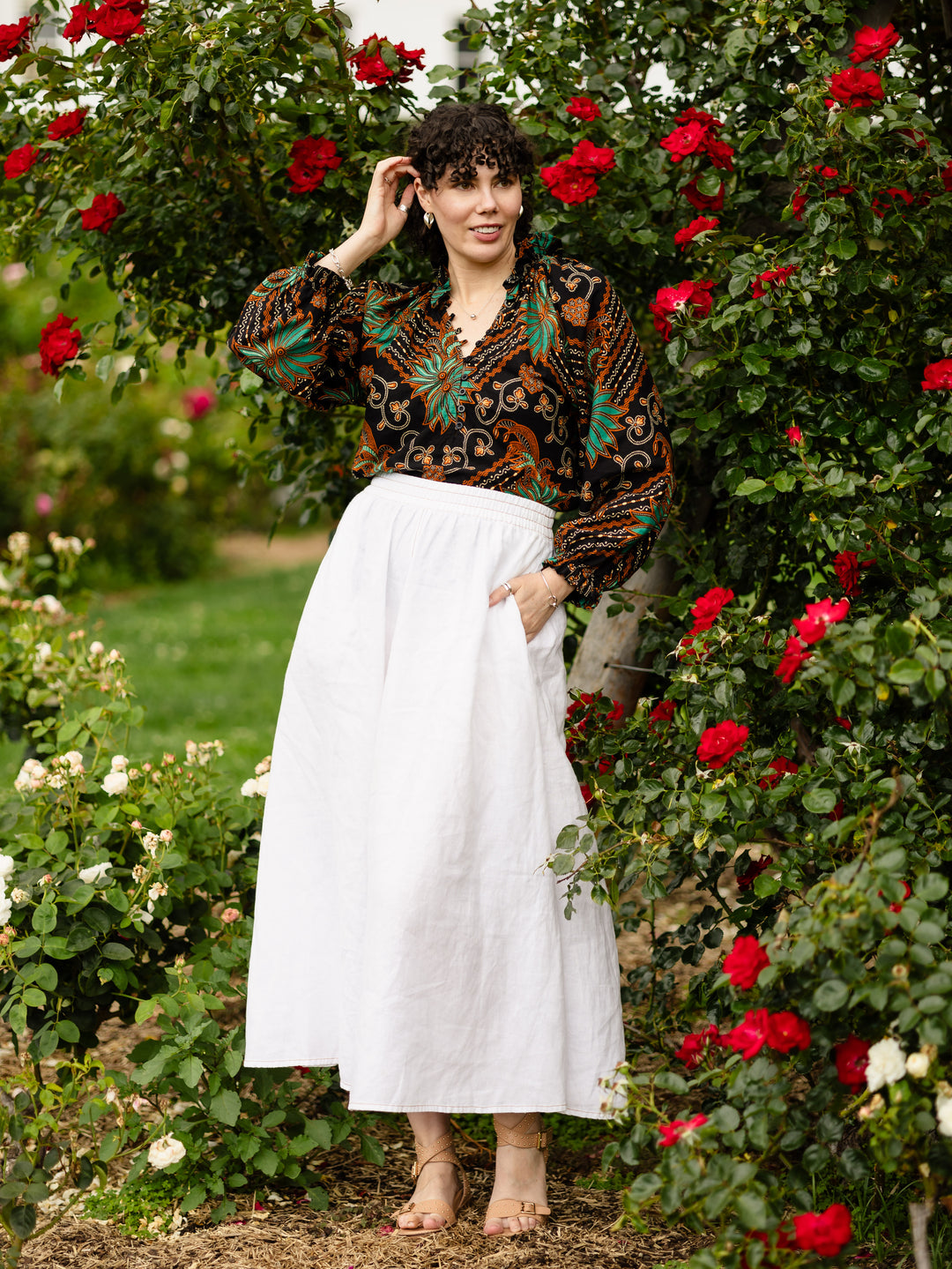 Susi Batik Blouse - Jembong Print