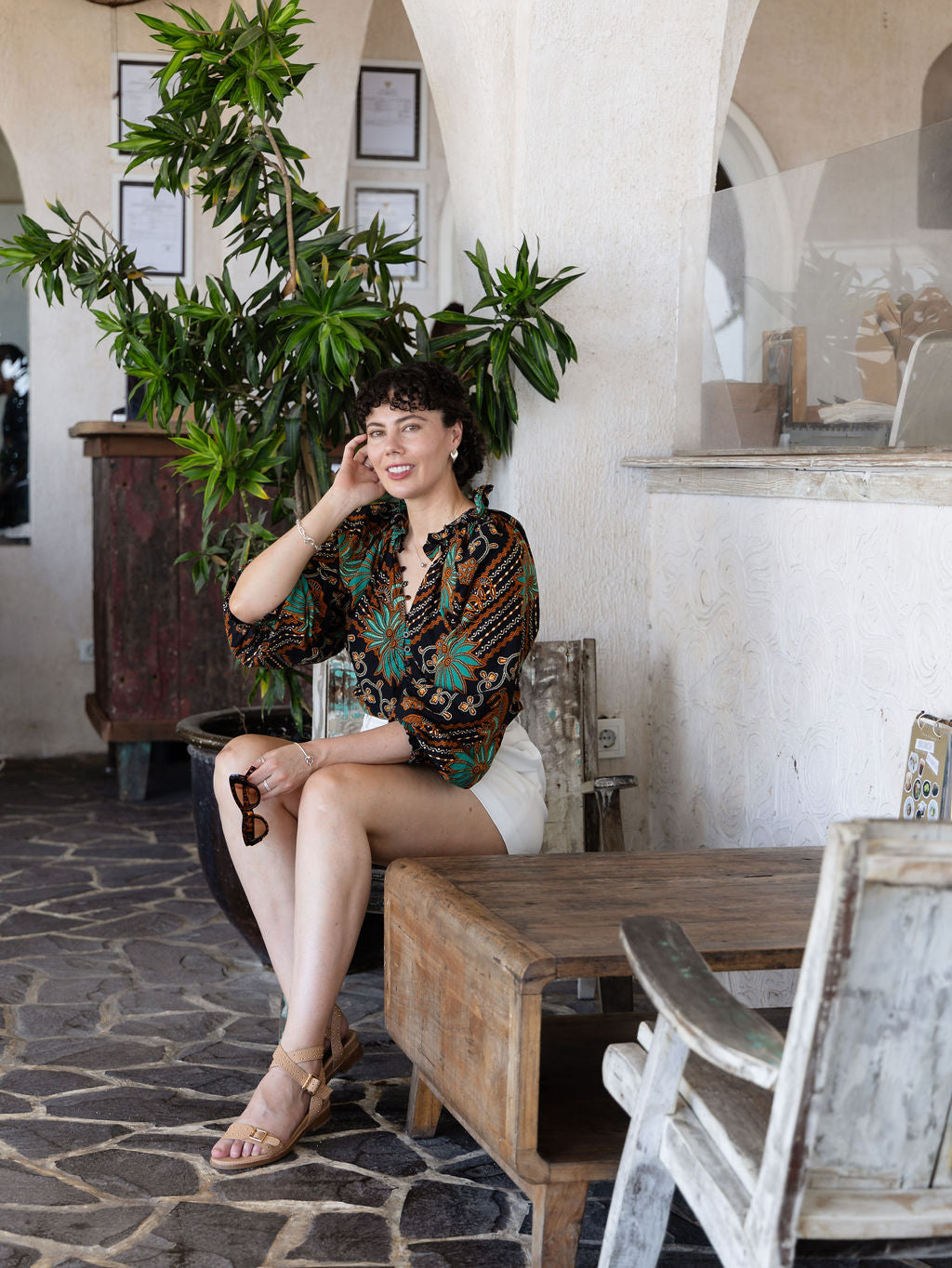 Susi Batik Blouse - Jembong Print