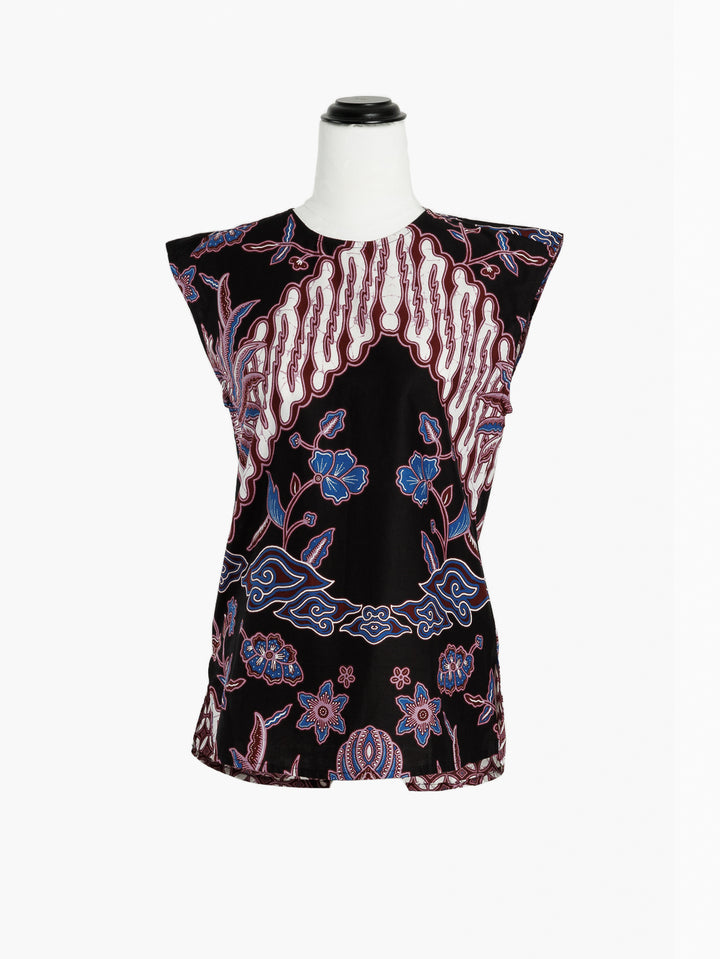 Sita Batik Shell Top - Banyumala Print