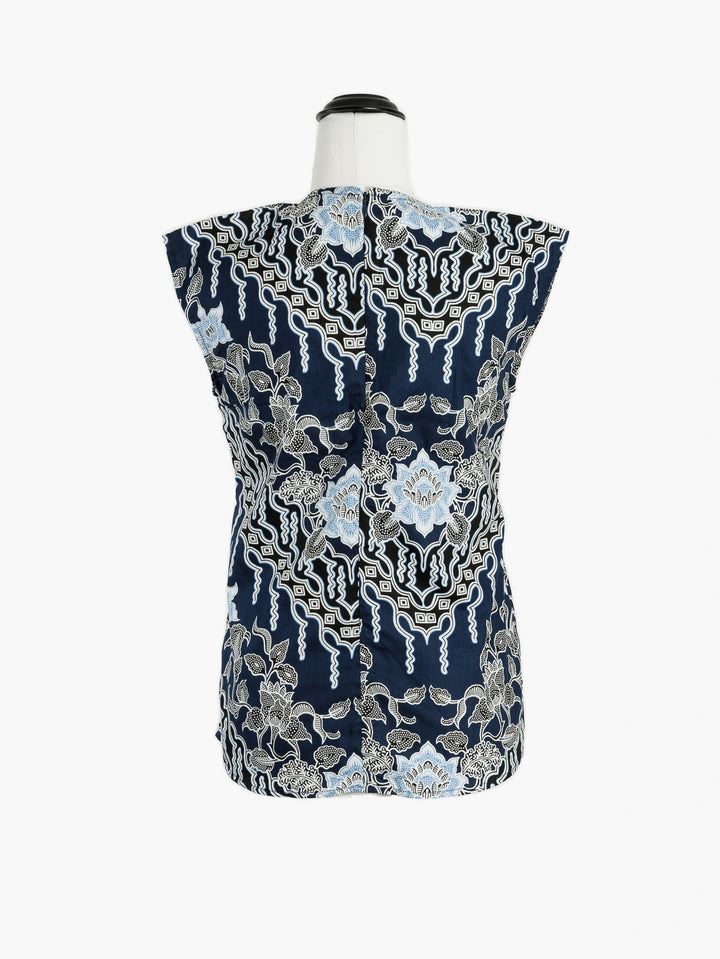 Sita Batik Shell Top - Gitgit Print