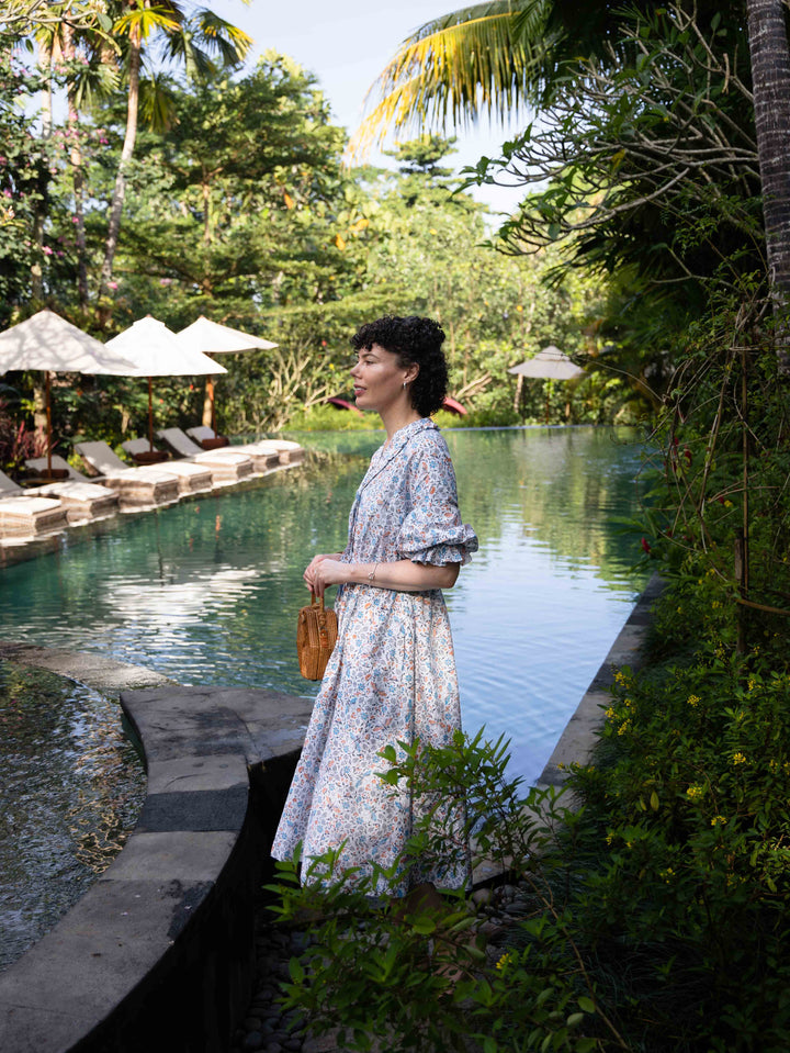 Cinta Batik Midi Dress - Kanto Lampo Print