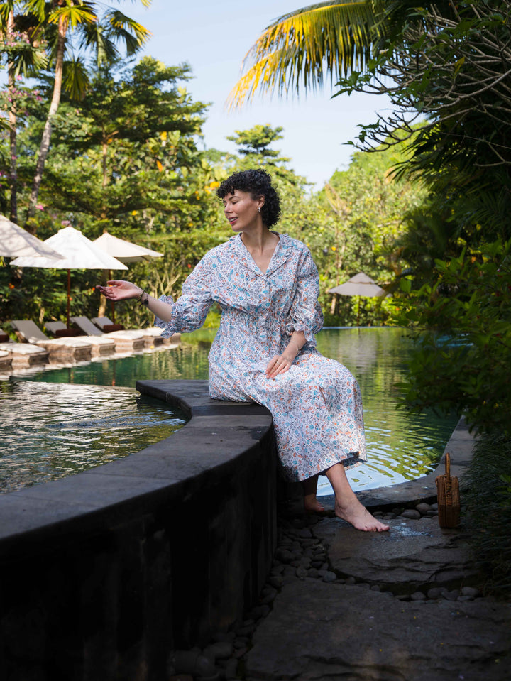 Cinta Batik Midi Dress - Kanto Lampo Print