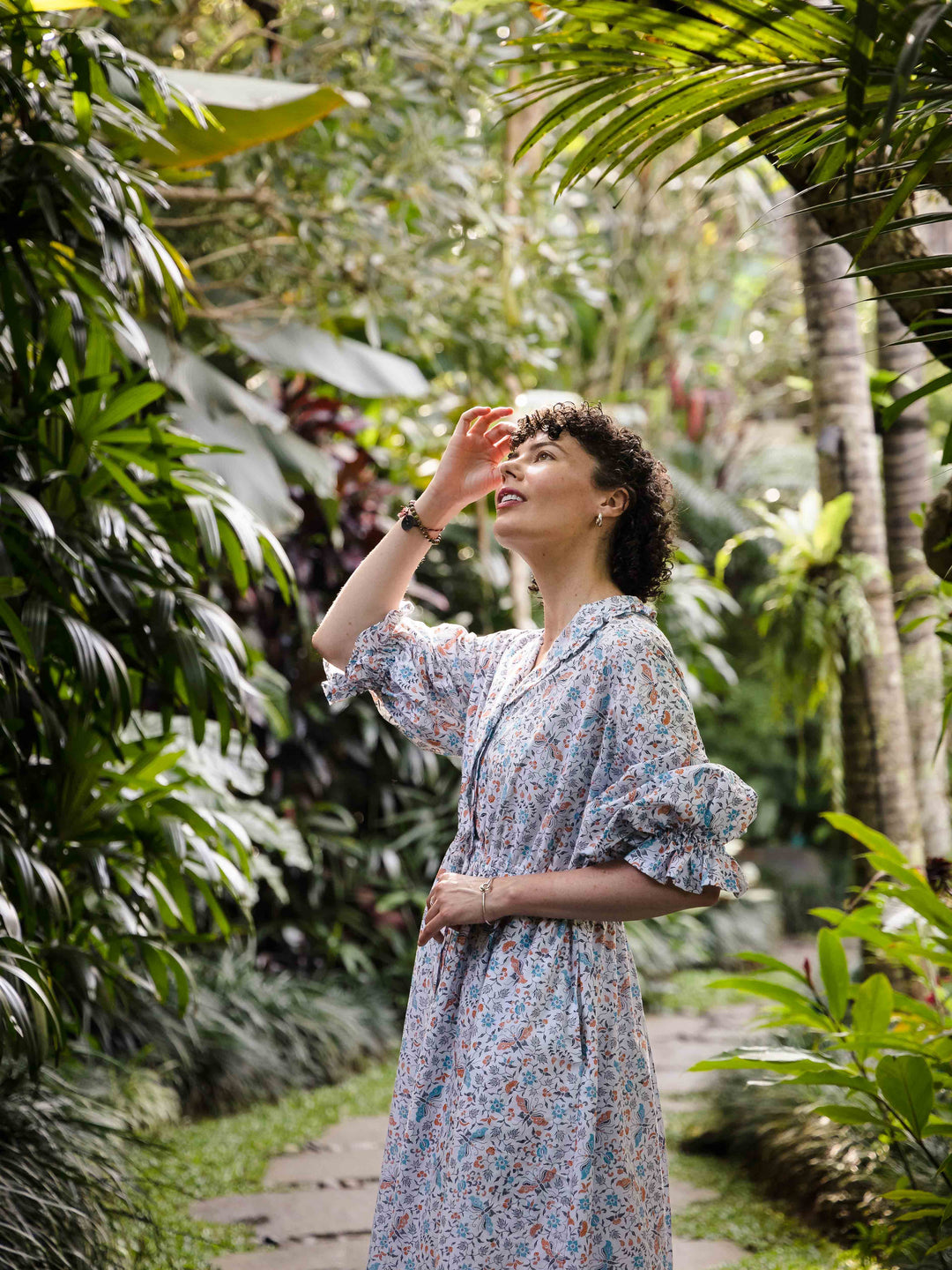 Cinta Batik Midi Dress - Kanto Lampo Print