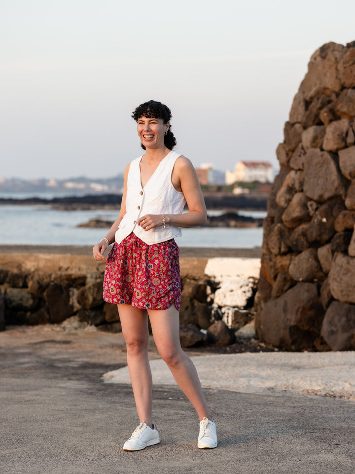 Ayu Batik Shorts - Komodo Print