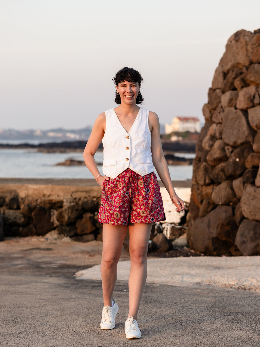 Ayu Batik Shorts - Komodo Print