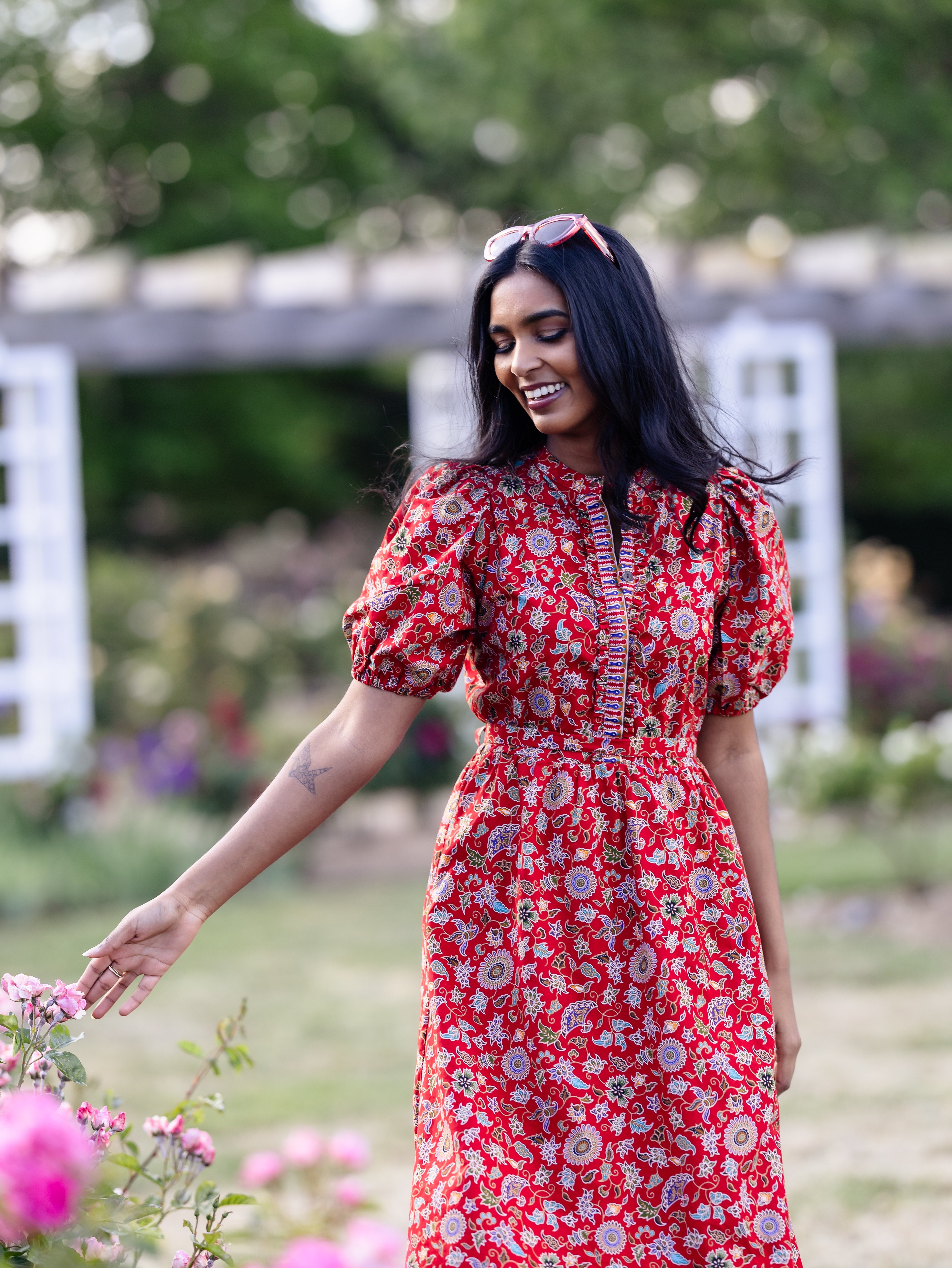 Batik Midi Dress | Cinta Midi Dress | Oversized Shirt Midi Dress