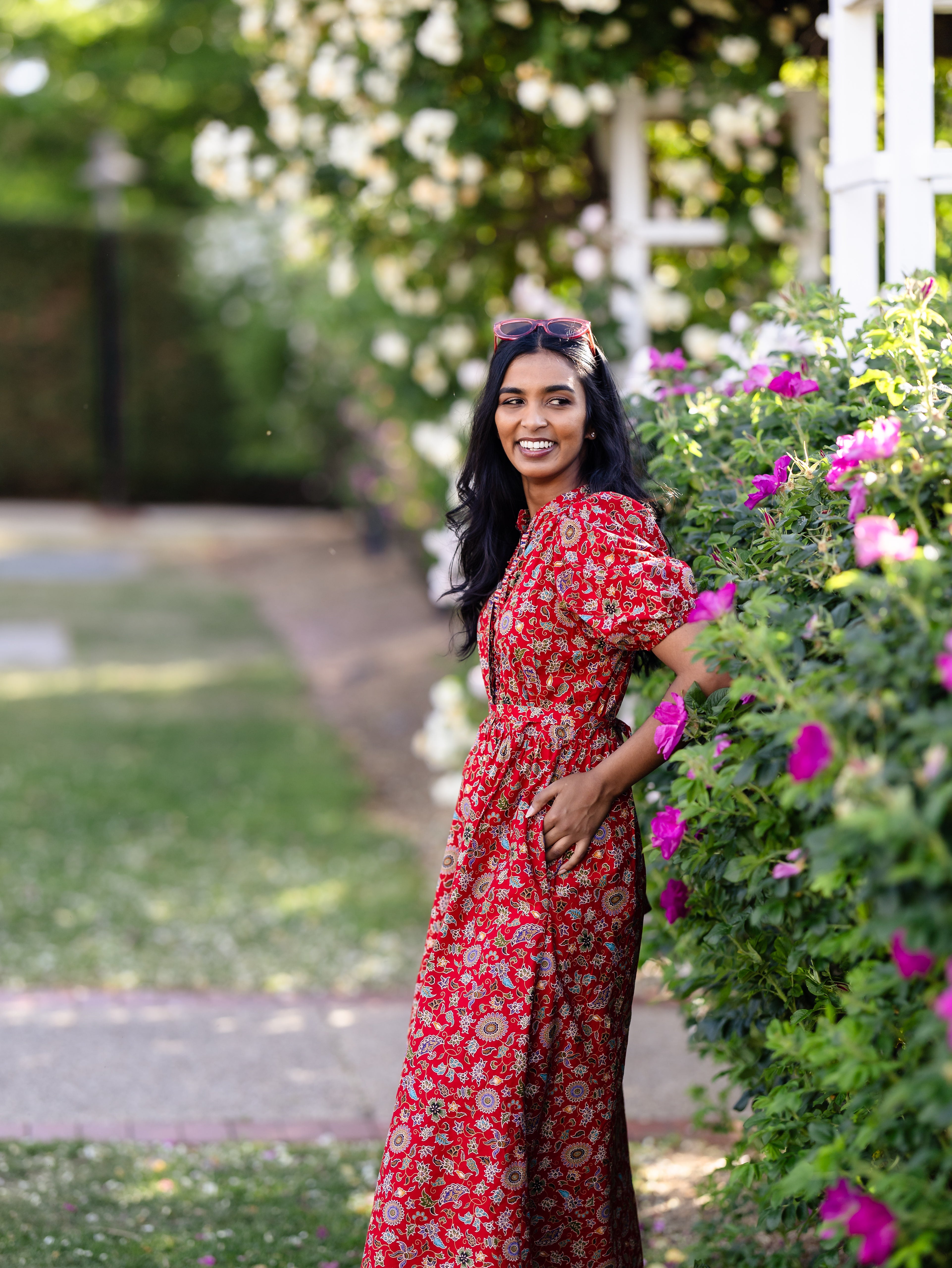 Batik Midi Dress | Cinta Midi Dress | Oversized Shirt Midi Dress