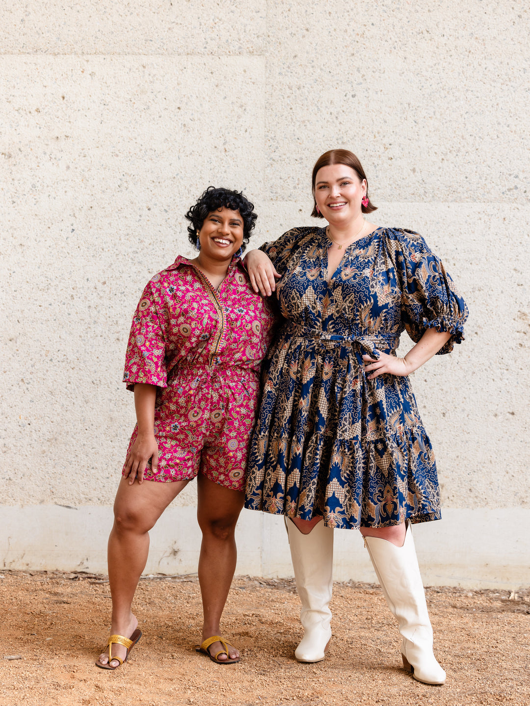 Nuri Oversized Batik Shirt & Ayu Batik Shorts Bundle
