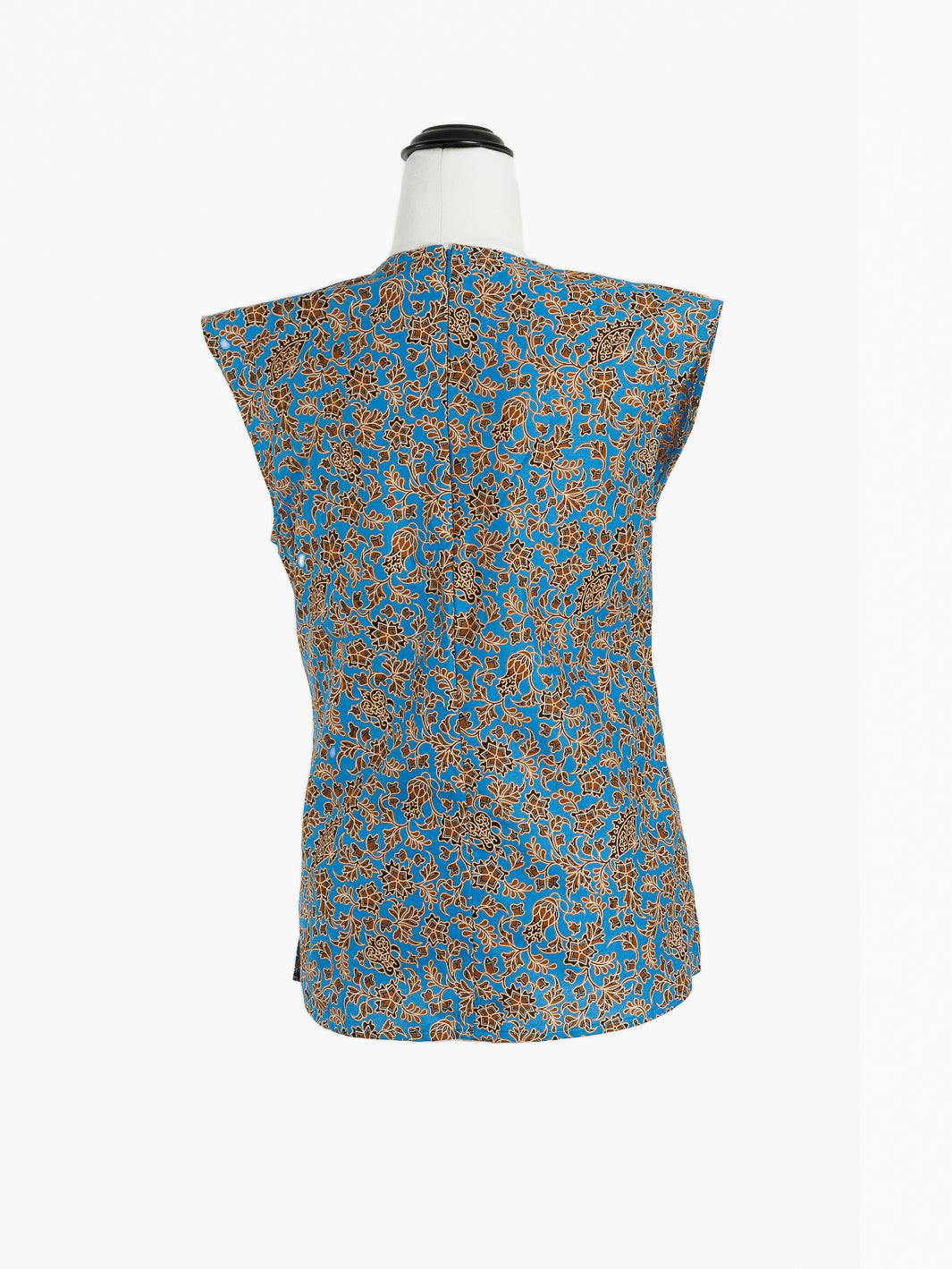 Sita Batik Shell Top - Gembleng Print