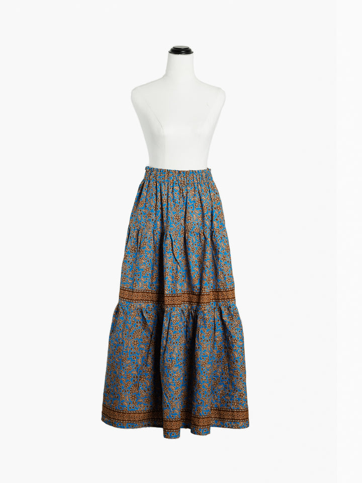 Indah Batik Maxi Skirt - Gembleng Print